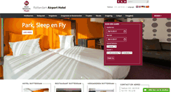 Desktop Screenshot of airporthotelrotterdam.nl